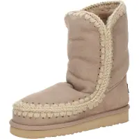 Mou for woman. MU.FW101000A Eskimo Leather Ankle Boots 24 brown (40), Flat, None, Casual