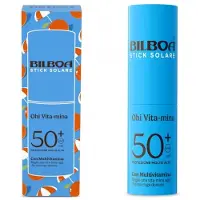 Bilboa Ohi Vitamina Stick aurinkosuojapuikko sisältää E-vitamiinia SPF 50+ 10 ml