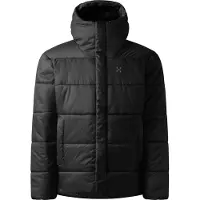 Haglöfs Men's Puffy Mimic II Hood True Black Muut lämpimät vuoritetut takit S
