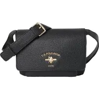 U.S. POLO ASSN. Olkalaukku 'Stanford' musta