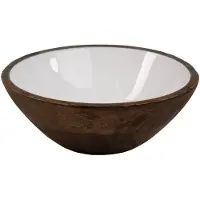 Sögne Home - Kulho 20,4 cm Rustic Brown/Valkoinen