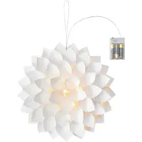 Markslöjd - Dahlia Seinä-/Pöytäkoriste 35 cm Valkoinen