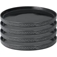 Vargen & Thor - Servisen C Lautanen 25 cm 4 kpl Antrasiitti