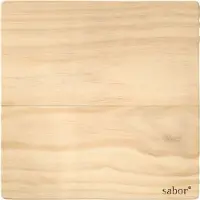 Sabor - Trevig Leikkuulauta 37x37 cm 2 osaa Accoya
