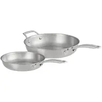 Le Creuset - Essential 3-ply Paistinpannusetti 24+28 cm Teräs