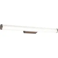 QAZQA Retro seinävalaisin pronssi 80,4 cm sis. LED IP44 - Coco