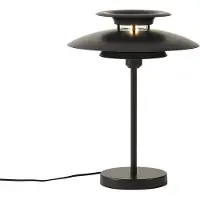 QAZQA Retro pöytävalaisin musta teräs 45cm - Pauly