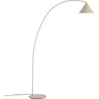 QAZQA Retro-lattiavalaisin beige valkoisella sisustuksella - Triangolo