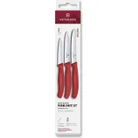 Victorinox Swiss Classic kuorimaveitsisetti, 3-pakkaus, punainen