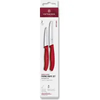 Victorinox Swiss Classic kuorimaveitsisetti 2-pakkaus, punainen