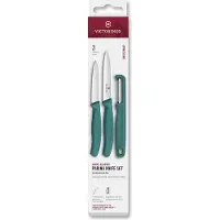 Victorinox Swiss Classic kuorimaveitsisetti ja kuorija, vihreä