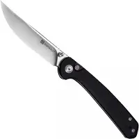SENCUT Skelfin S25007-2 Satin 9Cr18MoV, Black G10, pocket knife