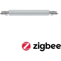 Paulmann URail kiskoadapteri Zigbee himmennin/kytkin kromi mattapintainen Schienenadapter, Kromi/hopea, Synteettinen materiaali