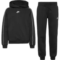 Nike Juoksupuku 'CLUB FLC' musta / valkoinen