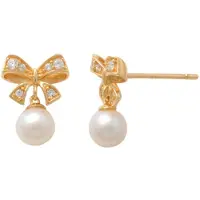 Lykken Pearls helmi kultakorvakorut 4mm