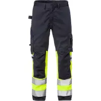 Fristads Palosuojattu flamestat high vis stretch housut lk 1 2162 ATHF Huomiokeltainen/Laivastonsininen C50