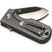 WESN Microblade SN01-3, D2, OD Green G10, Titanium, pocket knife