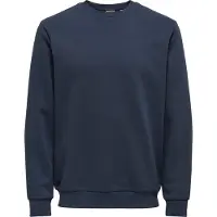 Only & Sons Onsceres Crew Neck Noos - Navy - XS