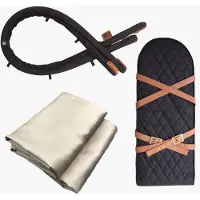 Sleepbag Lisätarvikesetti Mini, Black/Brown