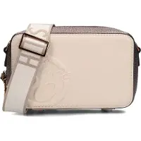 Hispanitas for woman. BI254158 Samba Met beige bag (OSFA), Casual, Polyurethane