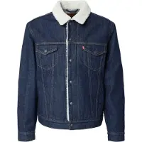 Levi's Type 3 Sherpa Trucker Give It - Navy - S