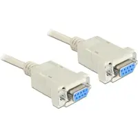 DeLOCK – Serial Cable RS-232 D-Sub 9 female to female 1.8 m null modem (84077)
