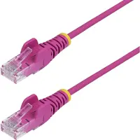 StarTech.com U/UTP Cat6 Slim laitekaapeli, LSZH, 10m, pinkki