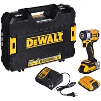 DeWalt Iskumutterinväännin DCF921D2T-QW; 18 V; 2x2,0 Ah akku