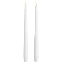Moods & More - LED Kruunukynttilä 2,3x30 cm 2 kpl Silk White