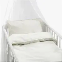 Borganas Pussilakanasetti Pinnasänky Humble 100 x 130 Kaksiosainen, Valkoinen