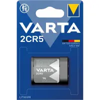 Varta – Ammattimainen litium 2CR5 akku - 1 kpl (6203301401)