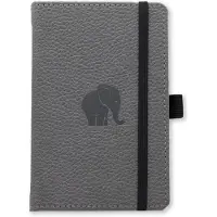 Book Dingbats* Wildlife A6 Pocket Grey Elephant Noteboo
