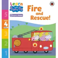 Pipsa Possu Learn with Peppa Phonics Level 4 Book 9 – Fire and Rescue! (Phonics Reader)