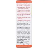 Dr. Jacob's D3-vitamiini FORTE, tippoja - 20 ml