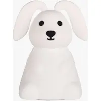 CarloBaby Bunny Floppy Ears LED-valolla Yövalo, Valkoinen