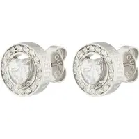 GUESS M'ama non m'ama hopeanväriset korvakorut JUBE04669JWRHT/U