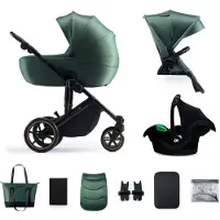 Kinderkraft 3 In 1 Prime 2 Mink Pro Lastenvaunut