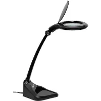 MAUL MAULiris LED-suurennusvalaisin, himmennettävä, musta MAULiris, himmennettävä, Musta, Työhuone/toimisto, Synteettinen materiaali, Moderni, lukulamppu