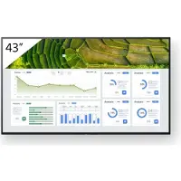Sony FW-43BZ30L/TM, Digitaalinen litteä infotaulu, 109,2 cm (43), LCD, 3840 x 2160 pikseliä, Wi-Fi, 24/7