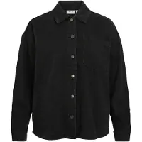 Vila Vikiki L/S Denim Shirt Blk - Black - 34