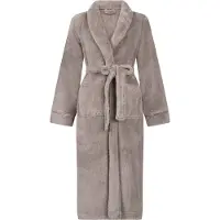 Hunkemoller Robe Long Fluffy Fleece - Beige - XL/XXL