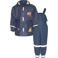 Playshoes Toiminnallinen puku 'Feuerwehr' marine / keltainen / punainen