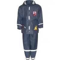 Playshoes Toiminnallinen puku 'Feuerwehr' marine / tummankeltainen / hopeanharmaa / punainen
