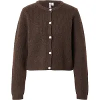 Pieces Pcsilly Ls O-Neck Knit Cardigan Noos Bc - Brown - M