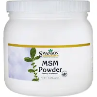 Swanson Health MSM-metyylisulfonyylimetaani, jauhe - 454 g