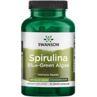 Swanson Health - Standardoitu Spirulina 90 kapselia