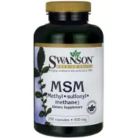 Swanson Health MSM 500 mg - 250 kapselia