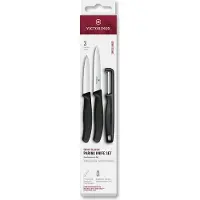 Victorinox - Swiss Classic Vihannesveitsisetti 3 osaa Musta