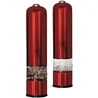 Capida 2 mills ELECTRIC SET FOR SALT AND PEPPER HAUS BERLINGER BURGUNDY BH-7217