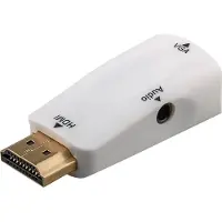 Pro AV adapter D-Sub (VGA) - HDMI + Jack 3.5mm white (JAB-3383137)